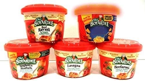 Chef Boyardee Microwavable Bowls ULTIMATE VARIETY 10 PACK: (2 of Each