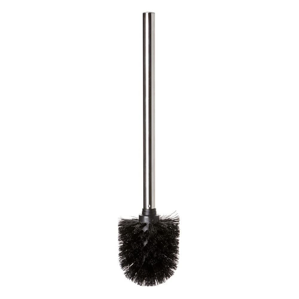 Tatay Stainless Steel Toilet Brush Handle, Black Brush, Stainless Steel Handle, Made in Spain. BPA free. Measures 8 x 8 x 35 cm, 4438901 — image 1