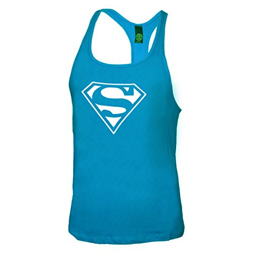 Racerback Stringer Shirt,Blue,XX-Large 