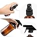 ESARORA Glass Spray Bottle, Amber Glass Spray Bottle Set For Essential Oils - Cleaning Products - Aromatherapy (16OZ x 2, 4OZ x 2, 2OZ x 4)