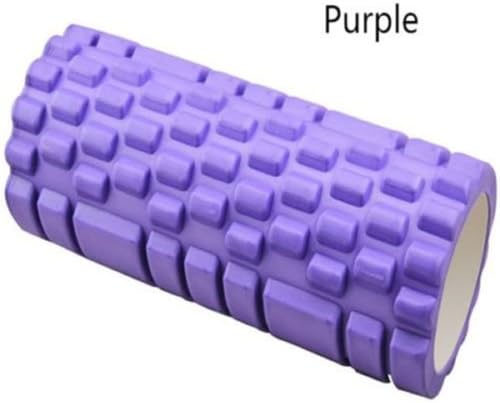1pcs Textured Exercise Yoga Foam Roller for Gym Pilates Physio Trigger Point (Purple)