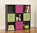 ClosetMaid 78016 Cubeicals Organizer, 9-Cube/ shelf, Black