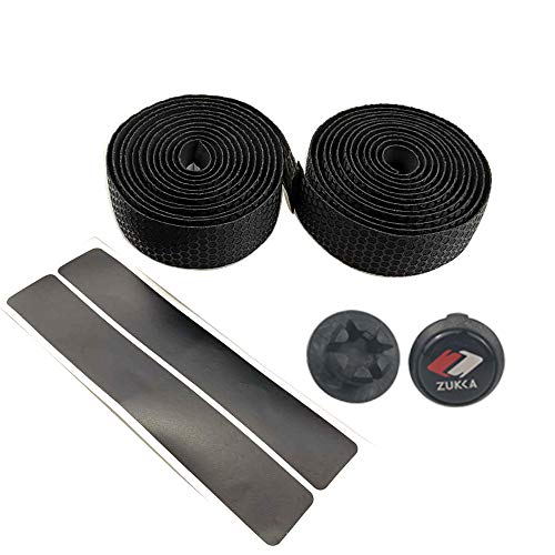 Bike Handlebar Tape Superior Grip Bicycle Bar Tapes with Bar Plugs 2PCS Per SetBlack Pricepulse