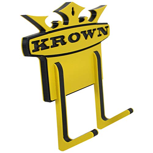 Krown Skateboard Rack Wall Hanger Mount, Yellow