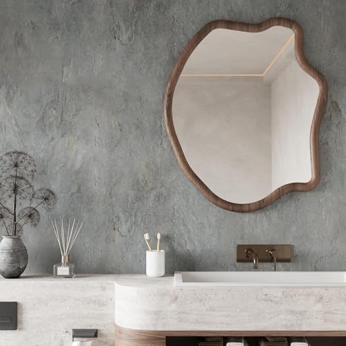 VEELIKE Grey Concrete Wallpaper Peel and Stick 15.7x118 Inches Cement Wall paper Self Adhesive Waterproof Textured Vinyl Removable Contact Paper for Kitchen Backsplash Bathroom Cabinet Wall Decor