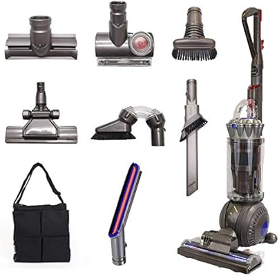Dyson Ball Formerly Dc65 Animal Allergy Complete Upright Vacuum With 7 Tools Hepa Filtered Corded Silver 7 Tools Accessory Bag Amazon Sg Home