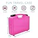 Life Made Better Sturdy Toy Storage Carrying Case, Compatible with Pomsies, Holds 3-5 Interactive Toys, Pink