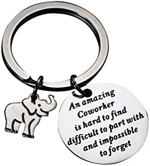 Coworker Leaving Gifts for Colleague Friends Boss Goodbye Farewell Gifts Going Away Keychain