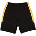 New Balance Boys' Big Performance Short with Contrast Side Panels, Black/Impulse, 18-20