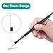ZEUUE USB Ear Cleaning Endoscope,2 in 1 Borescope Inspection Camera Visual Earpick Tool with 6 Adjustable Led for Android (Black 1)