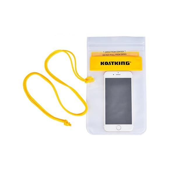 KastKing-Waterproof-Cell-Phone-Case-Dry-Bag-for-iPhone-6s-Plus-Samsung-Galaxy-S7-Note-Nexus-LG-G5Up-To-60-Diagonal-Screen-Touchable-Pouch-Neck-Strap