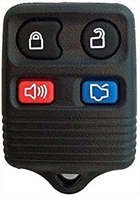 T-Carbon Keyless 4 Buttons Remote Key Shell Case For Ford Mustang Focus Lincoln LS Town Car Mercury Grand Marquis Sable No Chips