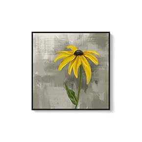 Framed Canvas Wall Art for Living Room, Bedroom Flowers Canvas Prints for Home Decoration Ready to Hang - 24x36 inches - 16x16 inches