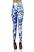Sunzel Women Leggings Women's Digital Print Ankle Length Footless Design Leggings Blue Lightning