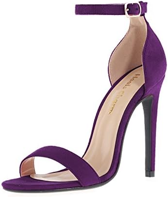 Women's Open Toe Stiletto High Heel Ankle Strap Sandals for Dress Wedding Party Evening Shoes