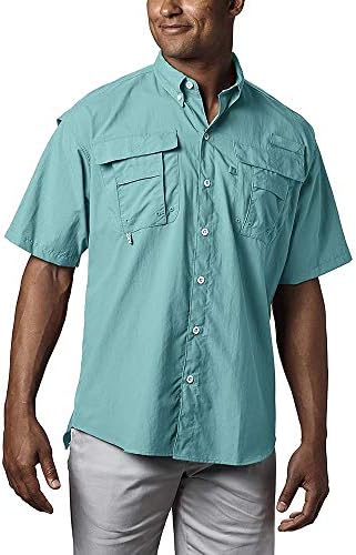 Jessie Kidden Men's PFG Shorts Sleeve Shirt Moisture Wicking Lightweight Quick Dry Cooling Hiking Fishing Shirts