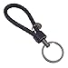 Zorratin Braided Weave Leather Key Fob Keychain Ring Grip Universal fit All Car Models