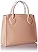 Anne Klein Maya Zip Satchel, Natural-Dolphin/Optic White