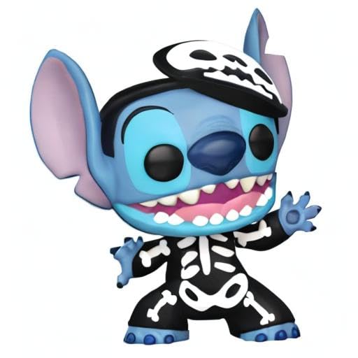 Funko Pop! Disney: Lilo & Stitch - Skeleton Stitch 1234 Special Edition, Common Multicolor Vinyl #1234