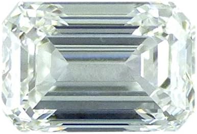 0.50 Ct GIA Certified Loose Emerald Diamond, Natural F Color VVS1 Real Diamond for Ring 100% Natural