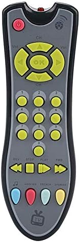 Horuhue Kids Music TV Remote Control Toy, Lights Sounds Early Educational Preschool Learning Toys for Boys Girls
