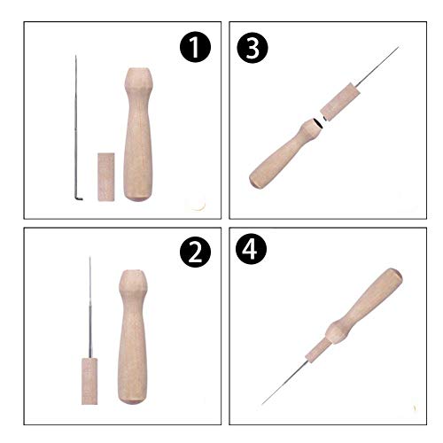 image for Huihui Decoration Felting Needles Kit,Wool Felt Stitch Punch Tool Need