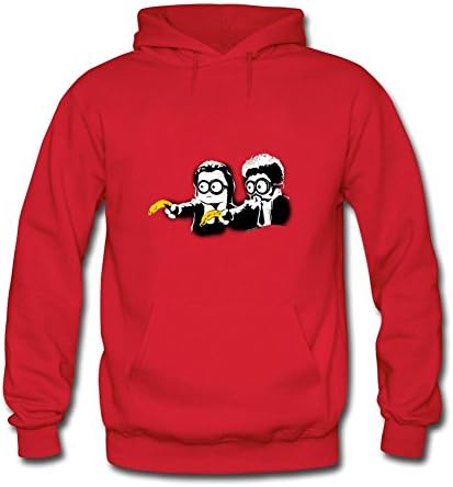 Men Pulp Banana Fiction Minion Hoodies