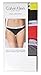 Calvin Klein Womens 3 Pack Carousel Cotton Bikini