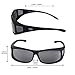 Yodo Solar Shield Fits-Over Sunglasses with Polarized, No Color, Size No Size