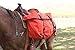 TrailMax Over-The-Saddle Pack Pannier Bags; Fit Most Western & Endurance Riding Saddles; Ideal for Hunting Camp & Packing Gear; Orange