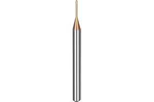 WKSTOOL - Long Reach Solid Carbide Ball Nose End Mill with 2 Flutes, Deep Cavity Milling, CNC Drill Bit (for hardened steels,