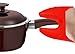Silicone Heat Resistant Oven Mitts and Pot Holders, 4 X 4½ Inches, Set of 2, Red