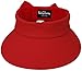 Simplicity UPF 50+ UV Protection Wide Brim Beach Sun Visor Hat for Women,Red