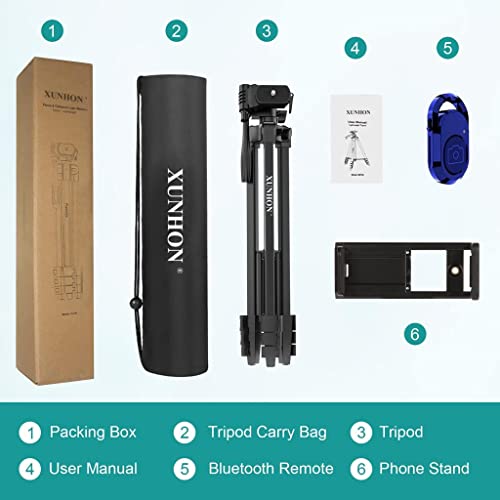 Trépied de caméra, Pbreack Trépied pour appareil photo et vidéo professionnel portable réflexe Avec Sac Voyage pour Canon Nikon Sony Samsung Panasonic Olympus Fuji DSLR (Q666C)