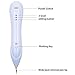 Mole Remover Pen, Alvivi Mole Removal Pen Dot Mole Eraser Plasma Pen Set Portable Spot Remove Freckle Dark Spots Tattoo Removal Pen Beauty Device With Replaceable Needles