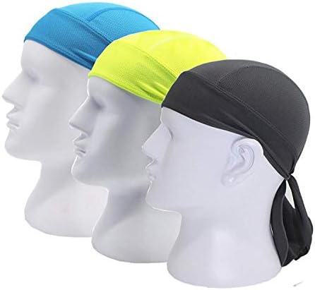 Doo Rag Skull Cap Cycling Headwrap Running Head Wrap Motorcycle Biker Cap Hat Helmet Liner