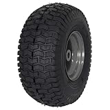 MARASTAR 15x6.00-6" Front Tire Assembly Replacement for Craftsman Riding Mowers (21446)