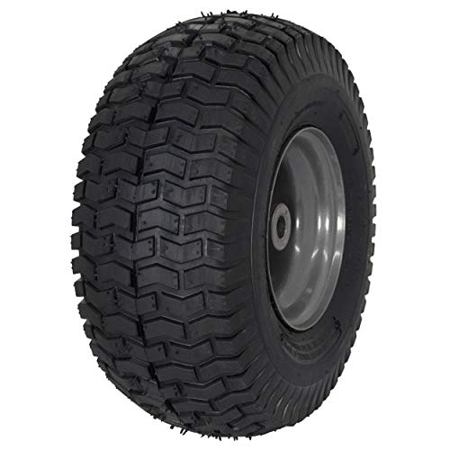 MARASTAR 15x6.00-6" Front Tire Assembly Replacement for Craftsman Riding Mowers (21446)