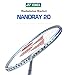 YONEX NANORAY 20 New Badminton Racket 2017 Racquet Silver/Blue 3U/G5 Pre-Strung with a Half-Length Cover (NR20-Silver/Blue)