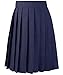 French Toast Pleated Skirt - navy, 18