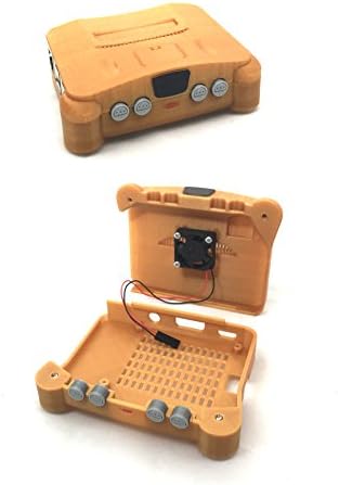 Gold TT64 Case with Cooling Fan for Raspberry Pi 3, 2, Model B, B+