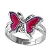 FOECBIR Mother's Day Gifts for Daughter Gift from Mom Mood Ring Can Change The Color And Adjustable The Size Of The Decorations (Butterfly)