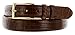 Adam Mens Genuine Italian Calfskin Leather Dress Belt 30mm Wide Polished Buckle