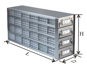 Crystal Bioexcell 27 Plate Upright Freezer Drawer Racks Fo R 96