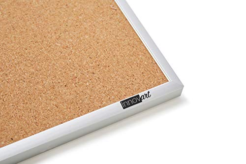 Innovart Cork Bulletin Board, Cork Board,Aluminum Frame 10 Pcs Colored Push Pin Included (24 x 36 inch) - Thumbnail 4