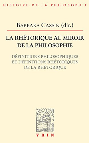La  rhétorique au miroir de la philosophie