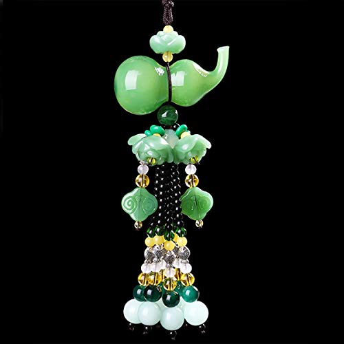 Tongboshi Car Pendants, Home Decoration Pendants, high-end car interiors, car Perfume Decorations, Men and Women Creative Gourd Pendants, Safe and Hoist (Color : Pink)