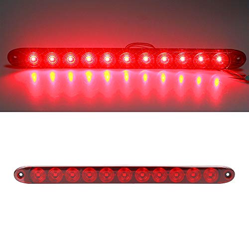 Buy 15" 11 LED Red Trailer Light Bar Third 3rd Brake Light Stop Turn