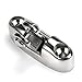 MIZUGIWA Bimini Top Stainless Steel Swivel Deck Hinge with Rubber Pad