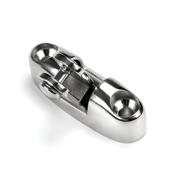 Mizugiwa-Bimini-Top-Stainless-Steel-Swivel-Deck-Hinge-With-Rubber-Pad